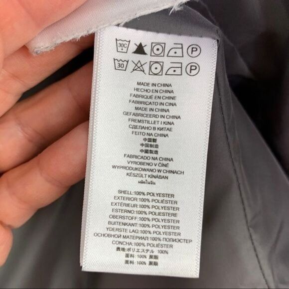 Michael Kors Gray‎ Puffer Jacket w/Silver Logo On Arm Sz L - Picture 10 of 12